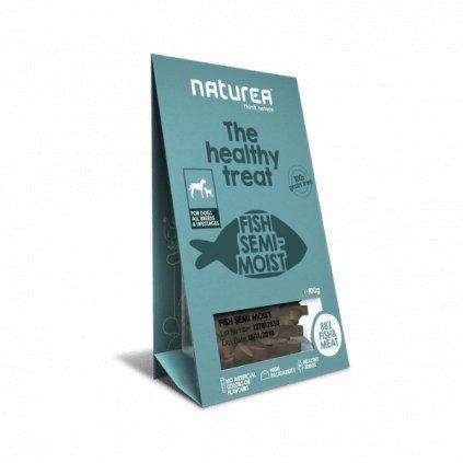 Naturea Healthy Bites Fish pamlsky pre psov 100 g
