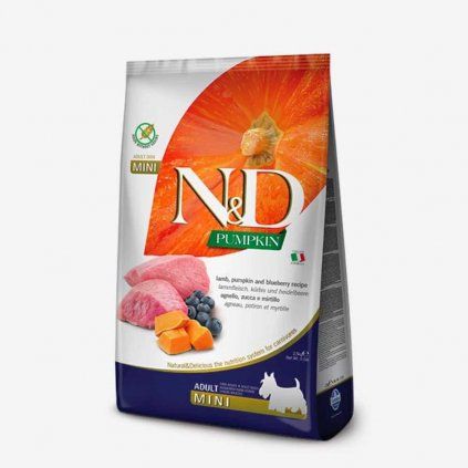 N&D dog PUMPKIN adult mini, lamb & blueberry