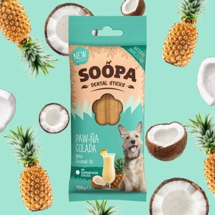 soopa paw na colada sticks